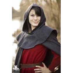 Wool Cloak and Mantle - Grey