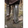 Persian Greaves - Polished Steel