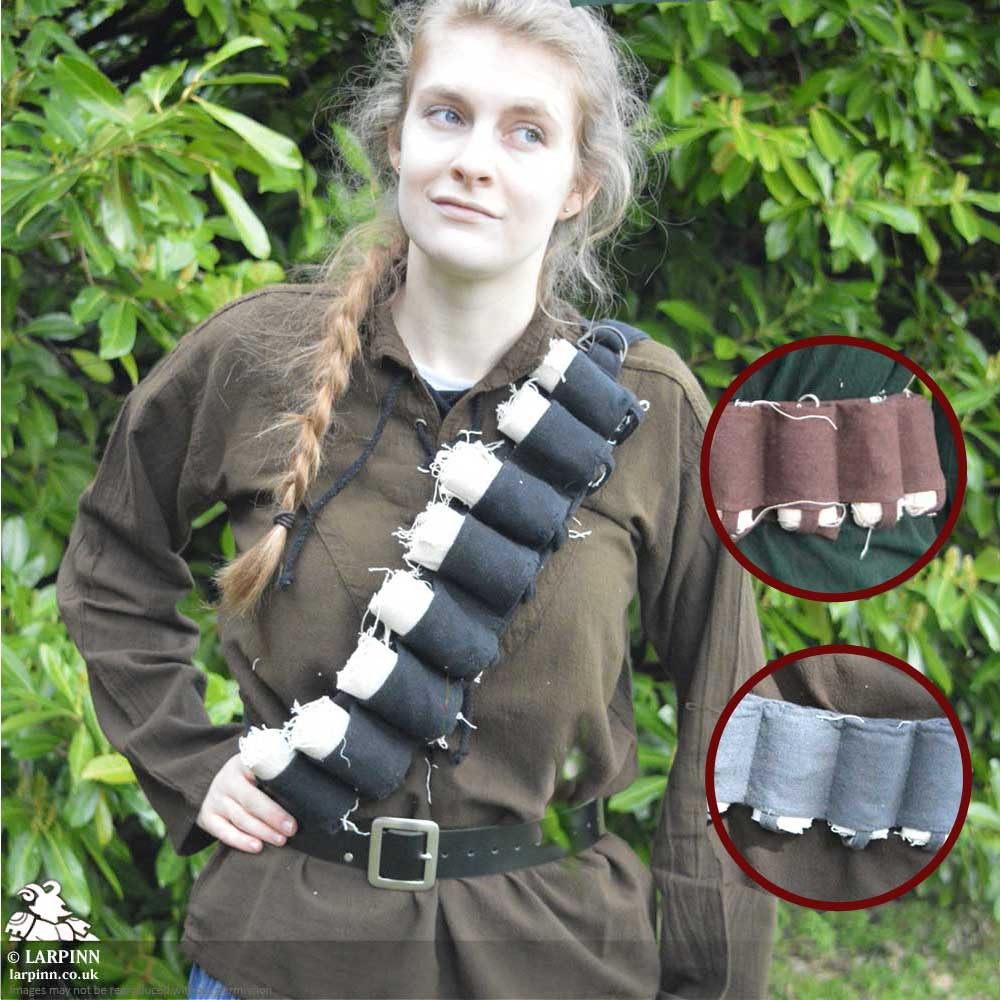 Healers Bandage Bandolier - Salerno - Medics & Clerics - LARP Costume 