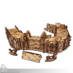Tabletop Scenics - Orc Stronghold - MDF Terrain