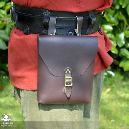 Corym A5 Leather Pouch - Black