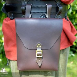 Corym A5 Leather Pouch - Black