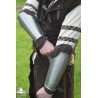 Mark Metal Bracers - Plain Steel