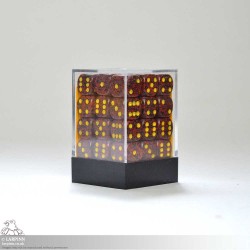 Dice Block - 36 Speckled Mercury Six Sided D6
