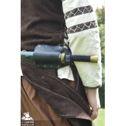 Earl Horizontal Dagger Scabbard - Black