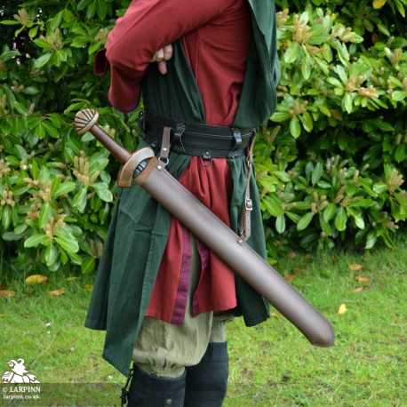 Stuart Long Sword Scabbard - Double Edged - Full Scabbard