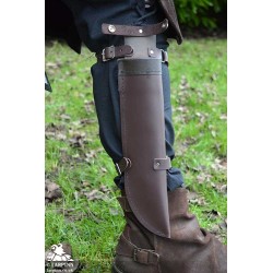 Elred Dagger Leg Scabbard - Brown