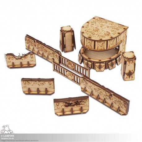 Tabletop Scenics - Fortified Checkpoint - MDF Terrain