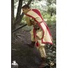 War Tabard - Dark Red & Beige