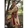 War Tabard - Dark Red & Beige