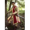 War Tabard - Dark Red & Beige