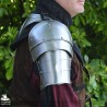 Mark Shoulder Armour - Small - Plain Steel