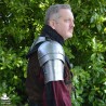 Mark Shoulder Armour - Small - Plain Steel