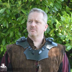 Mark Gorget Neck Plate - Dark