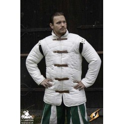Medieval Warrior Gambeson - White