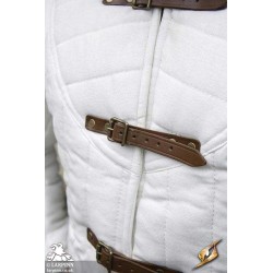 Medieval Warrior Gambeson - White