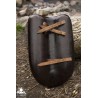Leather Buckler - 18IN X 11IN - LARP