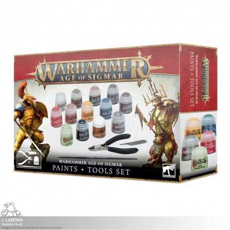 NEW Warhammer Sigmar: Paints & Tools Set