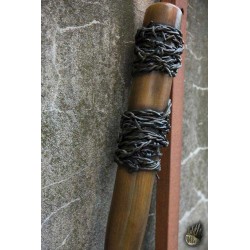 Barbed Wire Baseball Bat - Wood - 32in - LARP