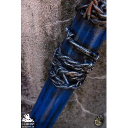 Barbed Wire Baseball Bat - Blue - 32in - LARP