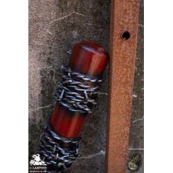 Barbed Wire Baseball Bat - Red - 32in - LARP