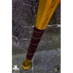 Barbed Wire Baseball Bat - Yellow - 32in - LARP
