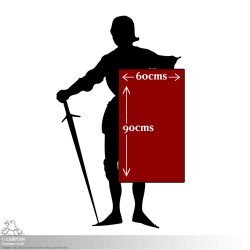 Riot Shield - 36IN x 24IN - LARP