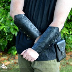 Thordak Bracers - Dragon - Black