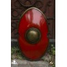Elliptical Shield - Red - 28IN x 18IN - LARP