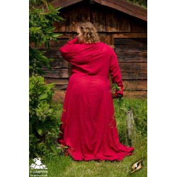 Isobel Shift Dress - Dark Red