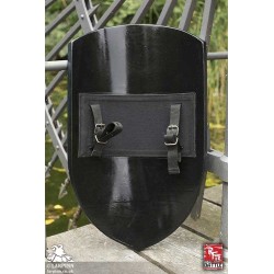 RFB Small Kite Shield - Black/Green - 23IN X 15IN - LARP
