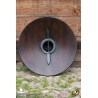 Viking White Dragon Shield - Wood - 32IN - LARP