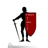 Footman Tower Shield - 48IN x 24IN - LARP