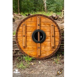 Thegn Saxon Shield - Blue/White - 28IN - LARP