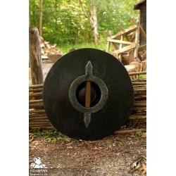 Drang Shield - Red/Wood - 20IN - LARP