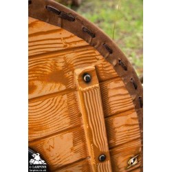 Thegn Saxon Shield - Red - 28IN - LARP
