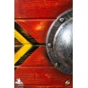 Thegn Saxon Shield - Red - 28IN - LARP