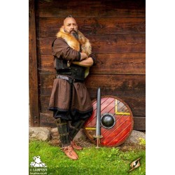 Thegn Saxon Shield - Red - 28IN - LARP