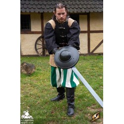 Fencing Buckler - Dark Metal - 14in - LARP