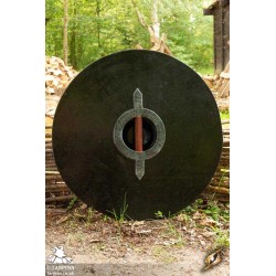 Drang Shield - Green/Wood - 28IN - LARP
