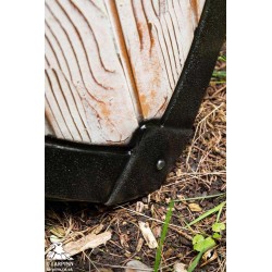 Red Templar Shield - 36IN x 24IN - LARP