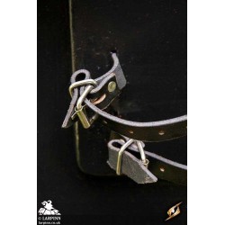 Red Templar Shield - 36IN x 24IN - LARP