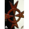 Red Templar Shield - 28IN x 20IN - LARP