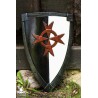 Red Templar Shield - 28IN x 20IN - LARP