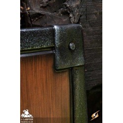 Crusader Shield - Wood/Steel - 28IN x 20IN - LARP