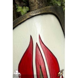 Elf Shield - Red - 47IN x 22IN - LARP