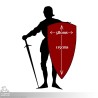 Norman Blue Shield - 46IN x 22IN - LARP