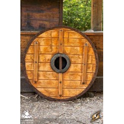 Thegn Saxon Shield - Blue/White - 32IN - LARP