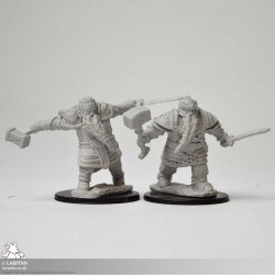 Nolzurs Marvelous Unpainted Minis - Males Dwarf Fighters