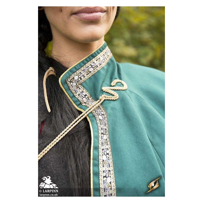 Aramis Cape - Azure Green - Muskateer - LARP, Cosplay & Theatre Costume